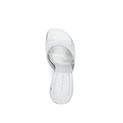 Amina Muaddi Brigitte 95 Mirror Mules by Amina Muaddi