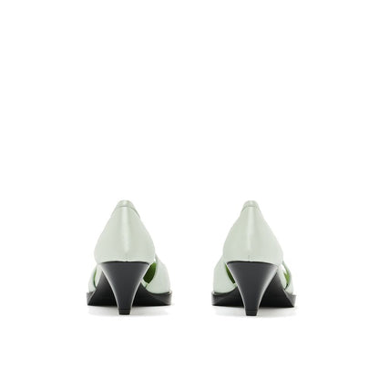 Escarpins Prada en satin découpé