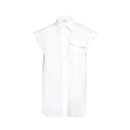 Chemise en coton Alexander McQueen