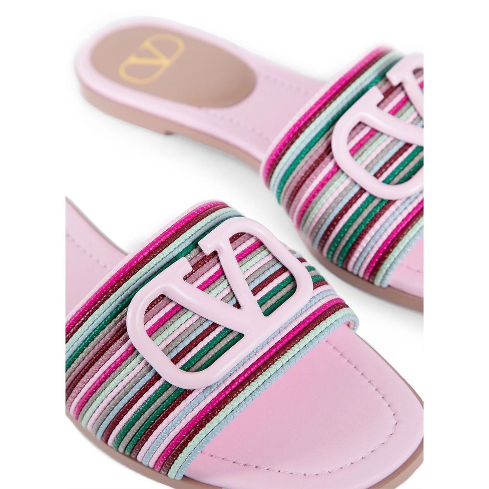 Valentino Garavani V Logo Signature Slides by Valentino Garavani