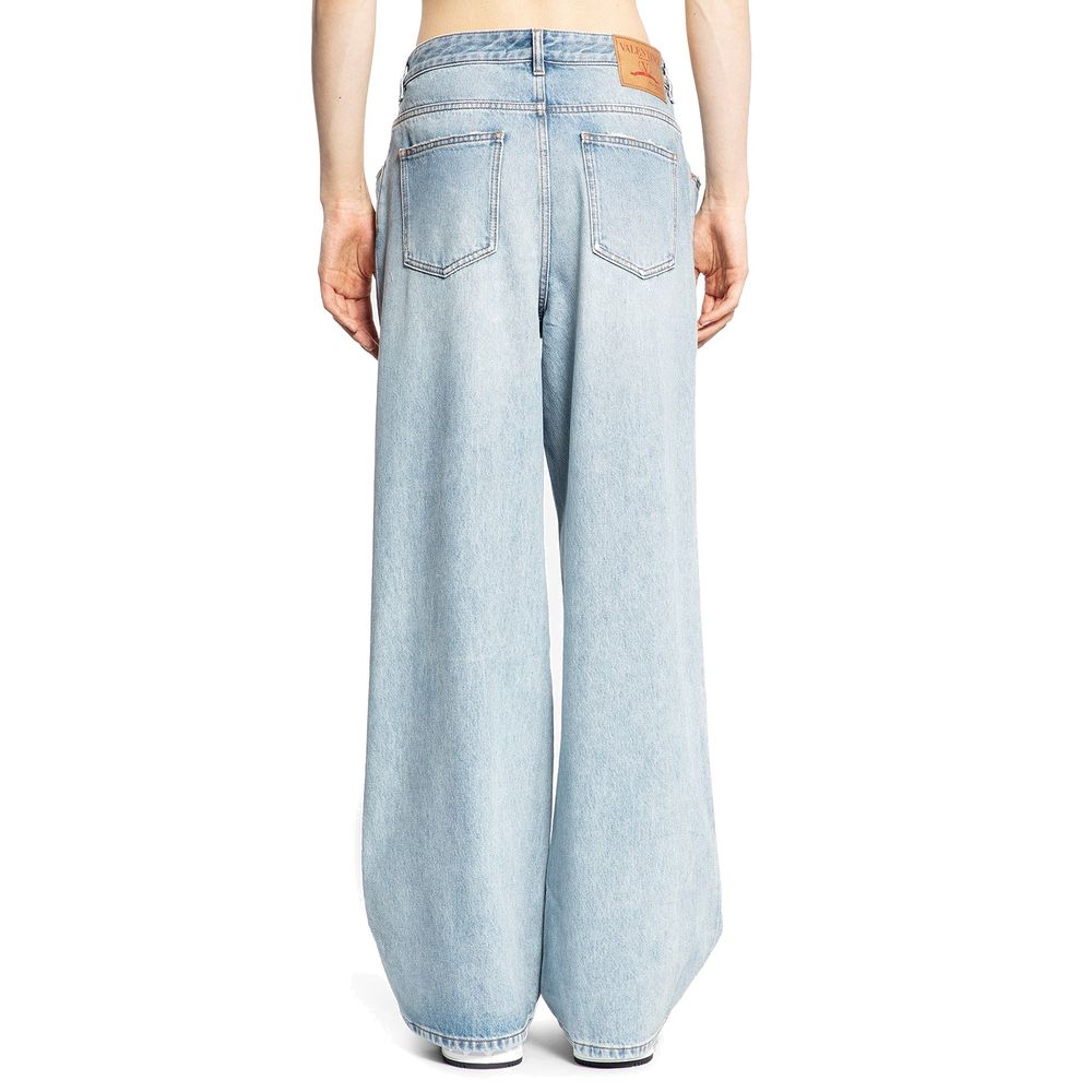 Jean en denim de coton Valentino