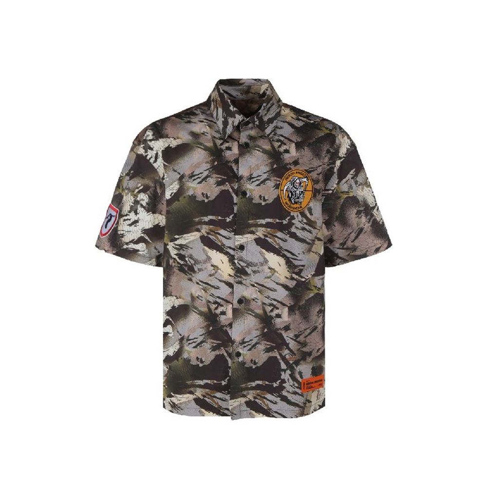 Heron Preston Camouflage Popline Shirt by Heron Preston