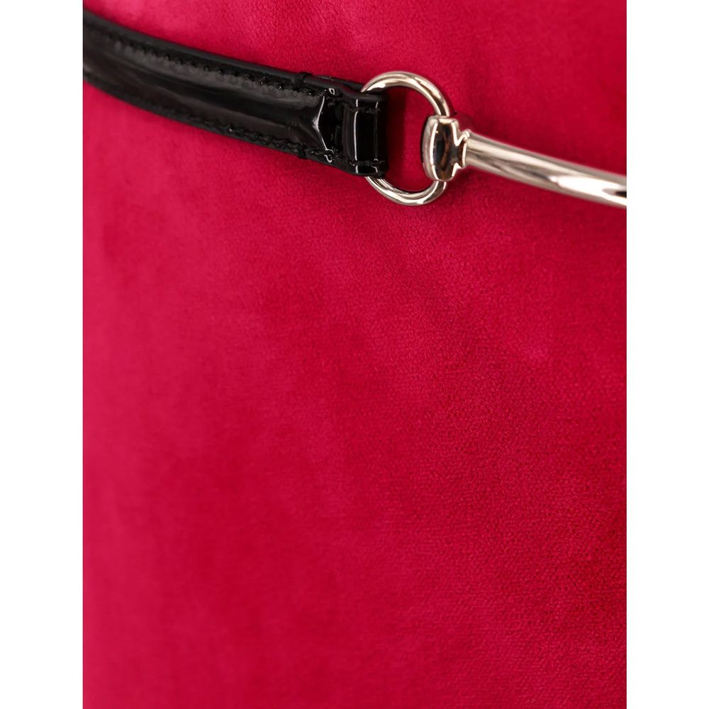 Jupe mi-longue Gucci Velvet Bloom