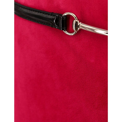 Jupe mi-longue Gucci Velvet Bloom