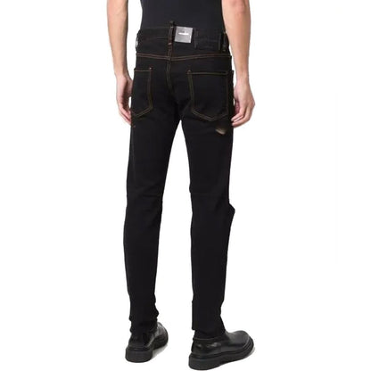 Jean en denim de coton Dsquared²