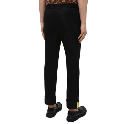 Pantalon en gabardine de coton Versace