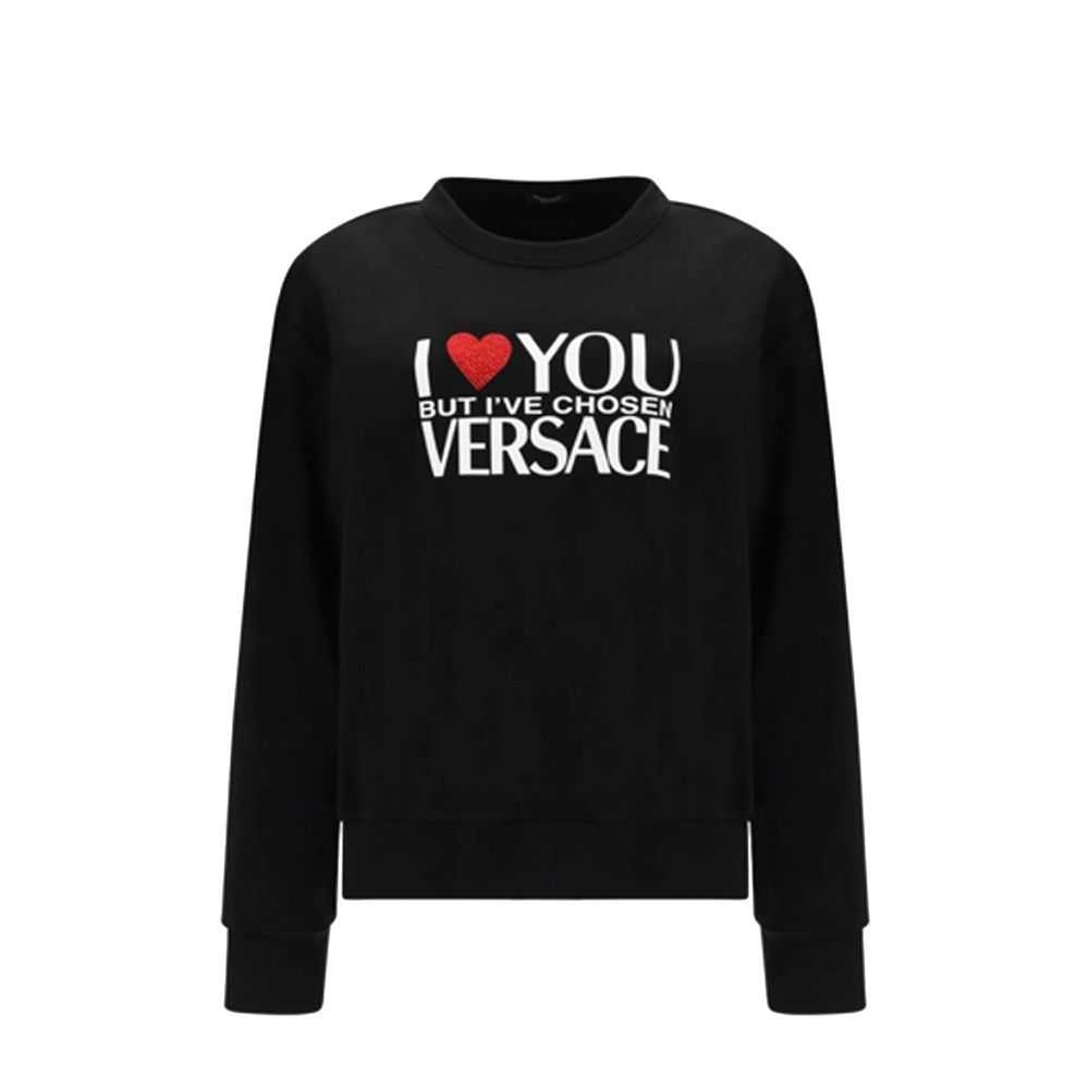 Versace Cotton Logo Sweatshirt by Versace