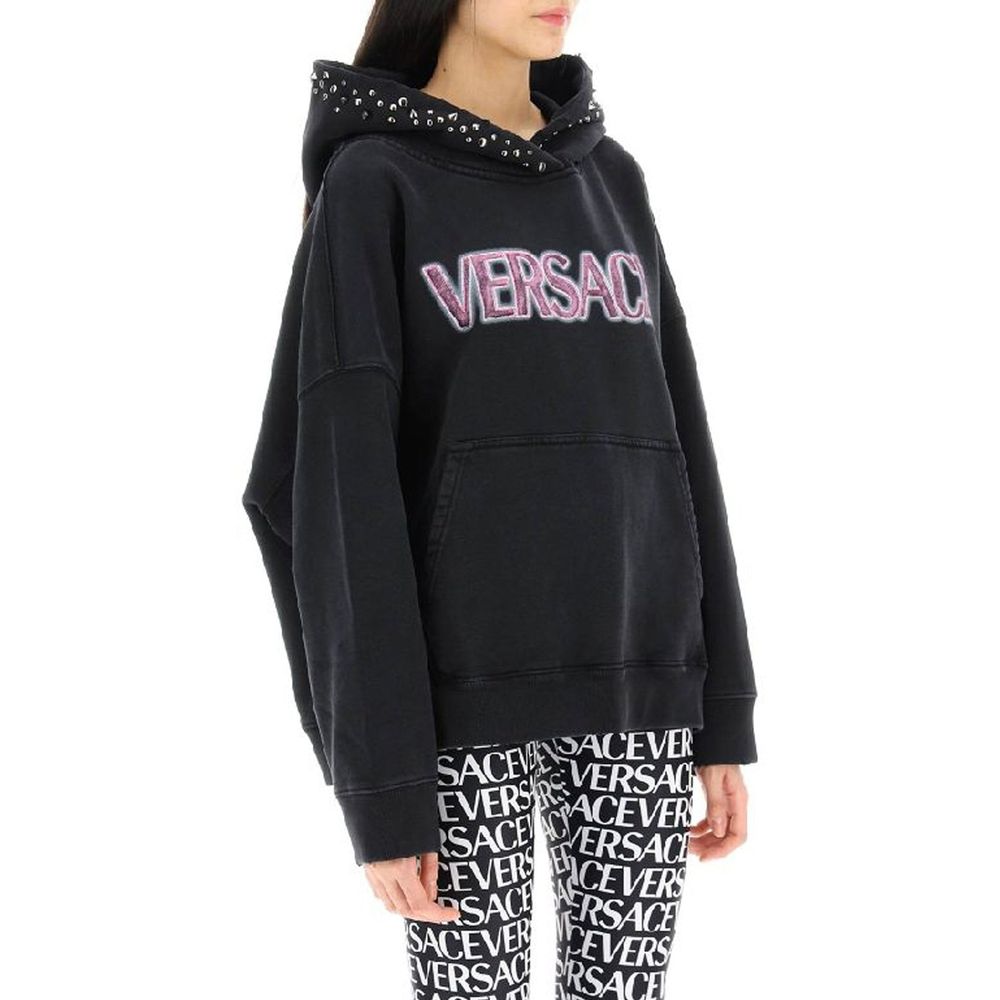 Versace Cotton Logo Sweatshirt by Versace