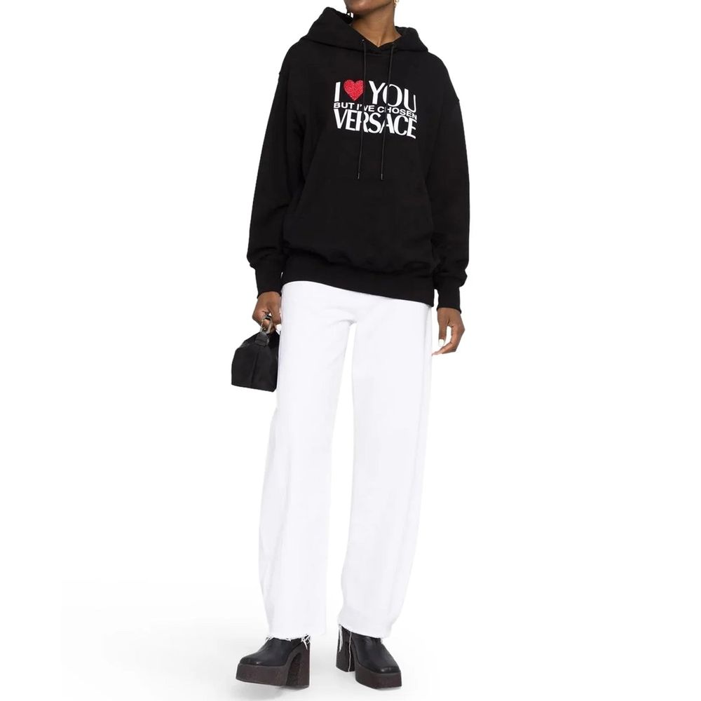 Versace Cotton Logo Sweatshirt by Versace