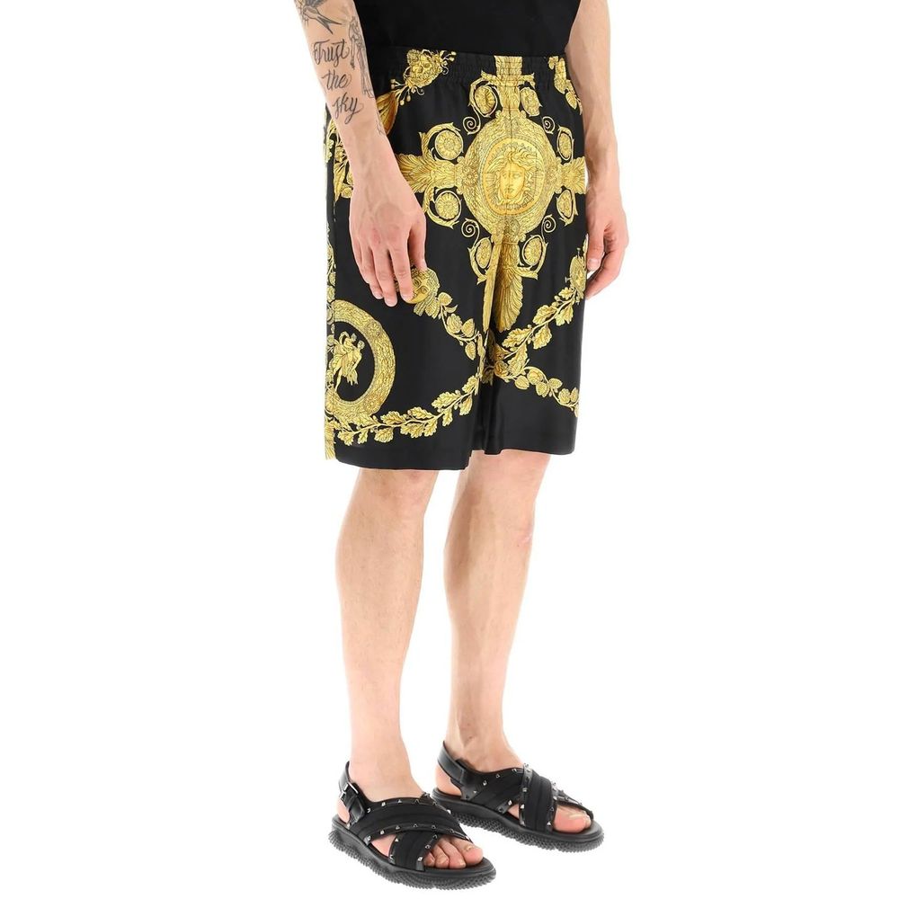 Short en soie Versace