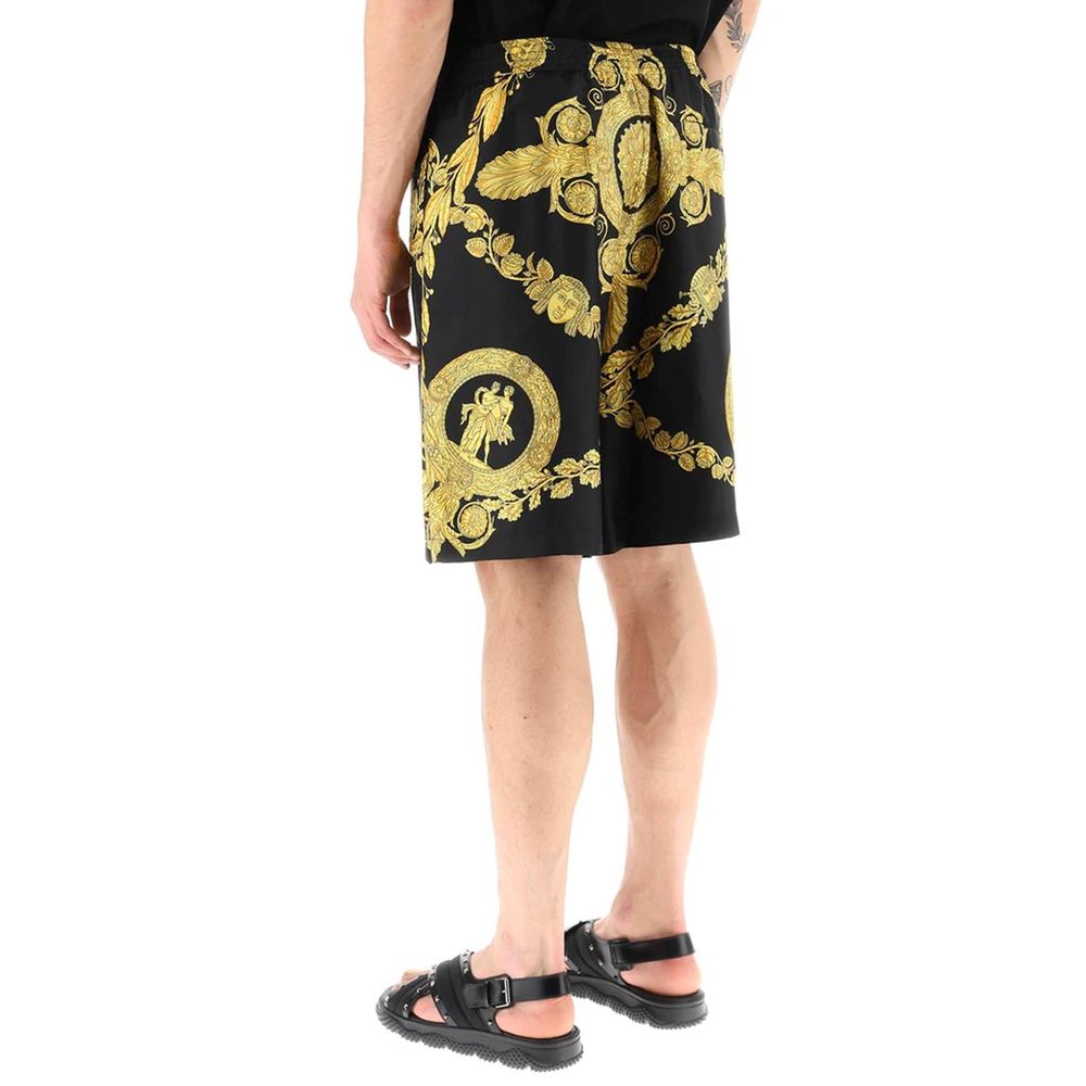 Short en soie Versace