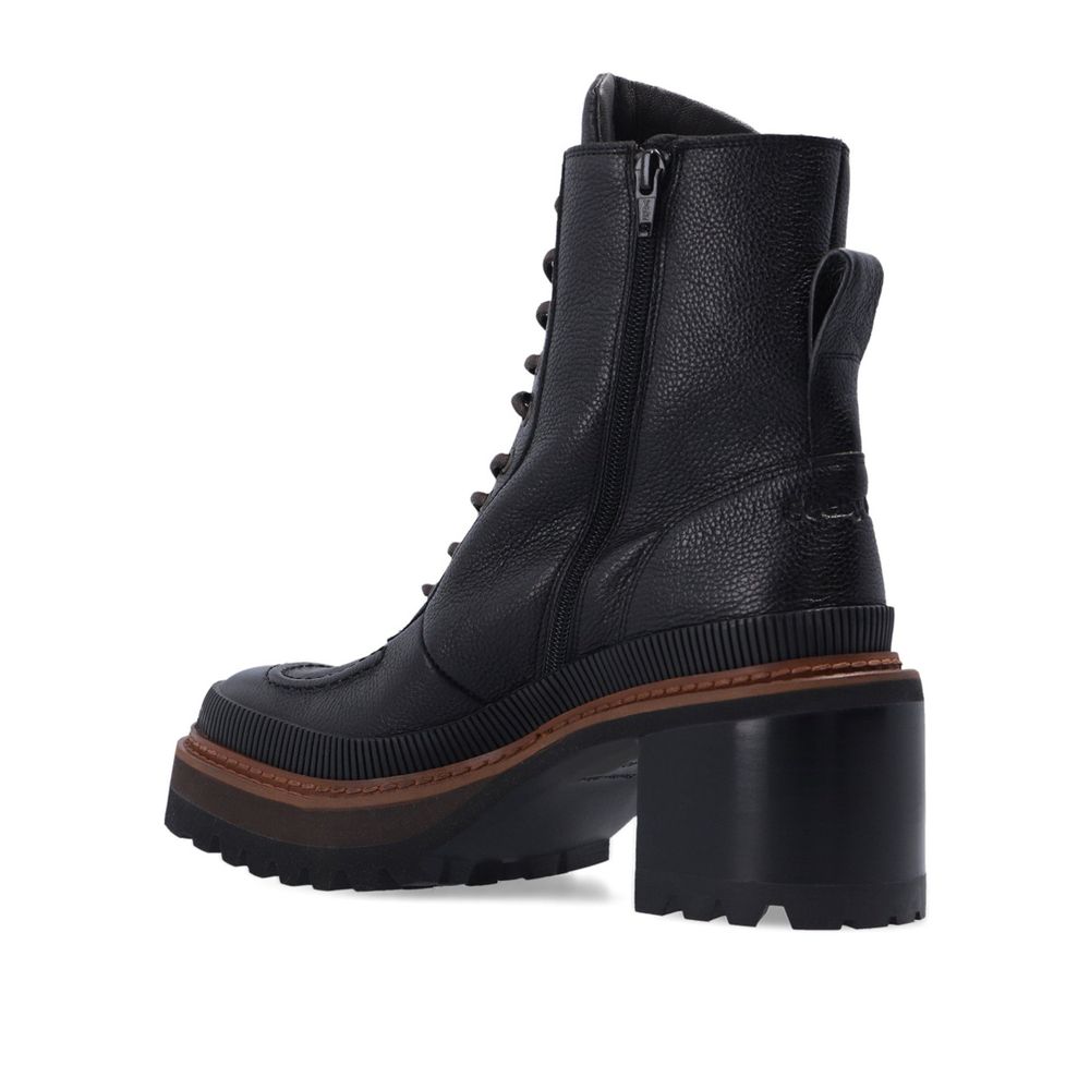 See By Chloé Mahalia Leather Lace-Up Boots by See By Chloé