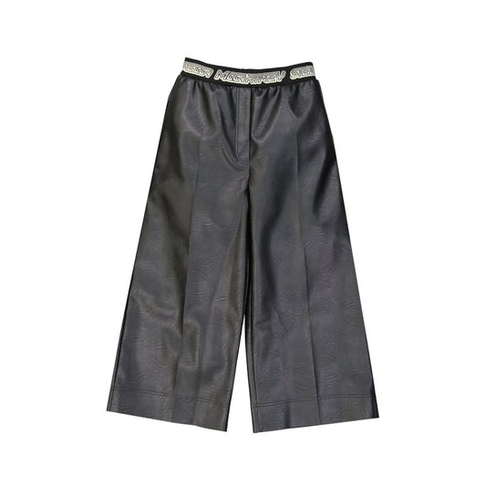 Stella McCartney Cropped Leather Effect Pants by Stella McCartney