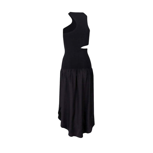 Robe longue découpée en soie Stella McCartney