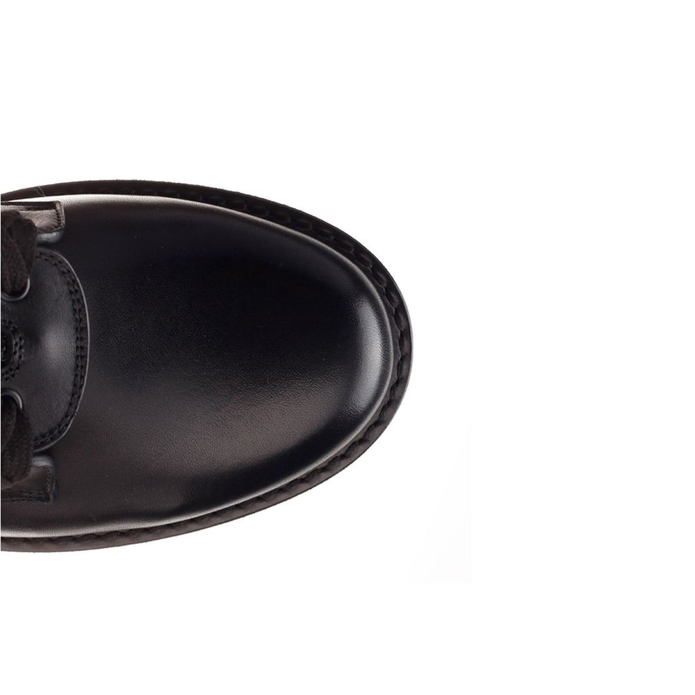 Valentino Garavani Combat Leather Boots by Valentino Garavani