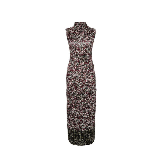 Robe longue en maille imprimée Loewe