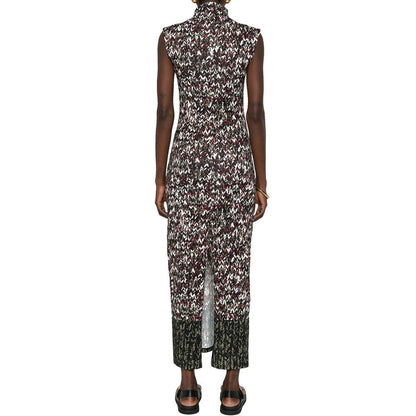 Robe longue en maille imprimée Loewe