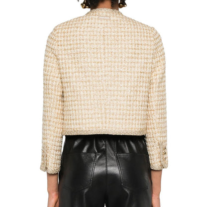 Veste lamée à carreaux Miu Miu
