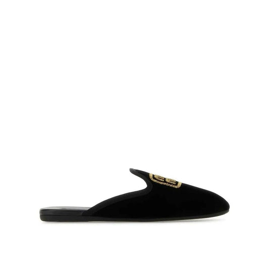 Miu Miu Logo Embroidered Slip-On Mules by Miu Miu