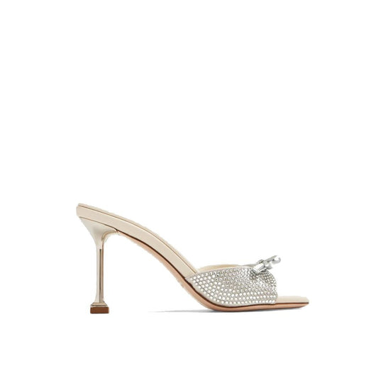 Miu Miu Leather Crystals Mules by Miu Miu