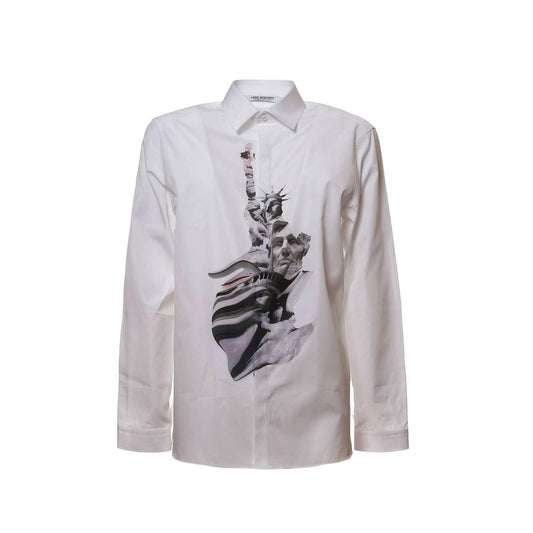 Neil Barrett State Of Liberty Cotton Shirt by Neil Barrett