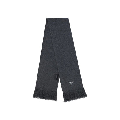 Écharpe Prada en cachemire avec logo