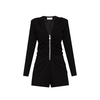 Saint Laurent Long Sleeve Jumpsuit