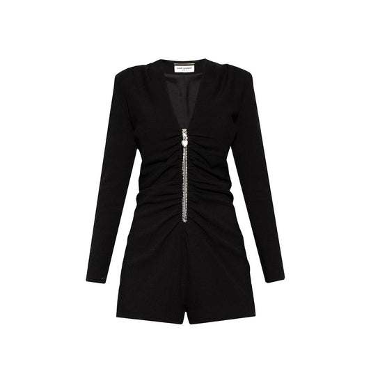 Saint Laurent Long Sleeve Jumpsuit