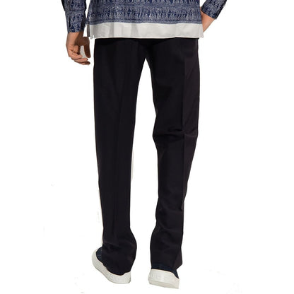 Pantalon en coton et soie Salvatore Ferragamo