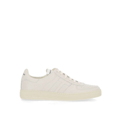 Tom Ford Leren Logo Sneakers Zwart Luxe Beperkte Collectie
