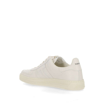 Tom Ford Leren Logo Sneakers Zwart Luxe Beperkte Collectie