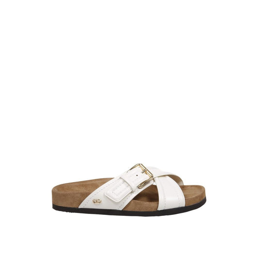Sandales plates en cuir Valentino Garavani