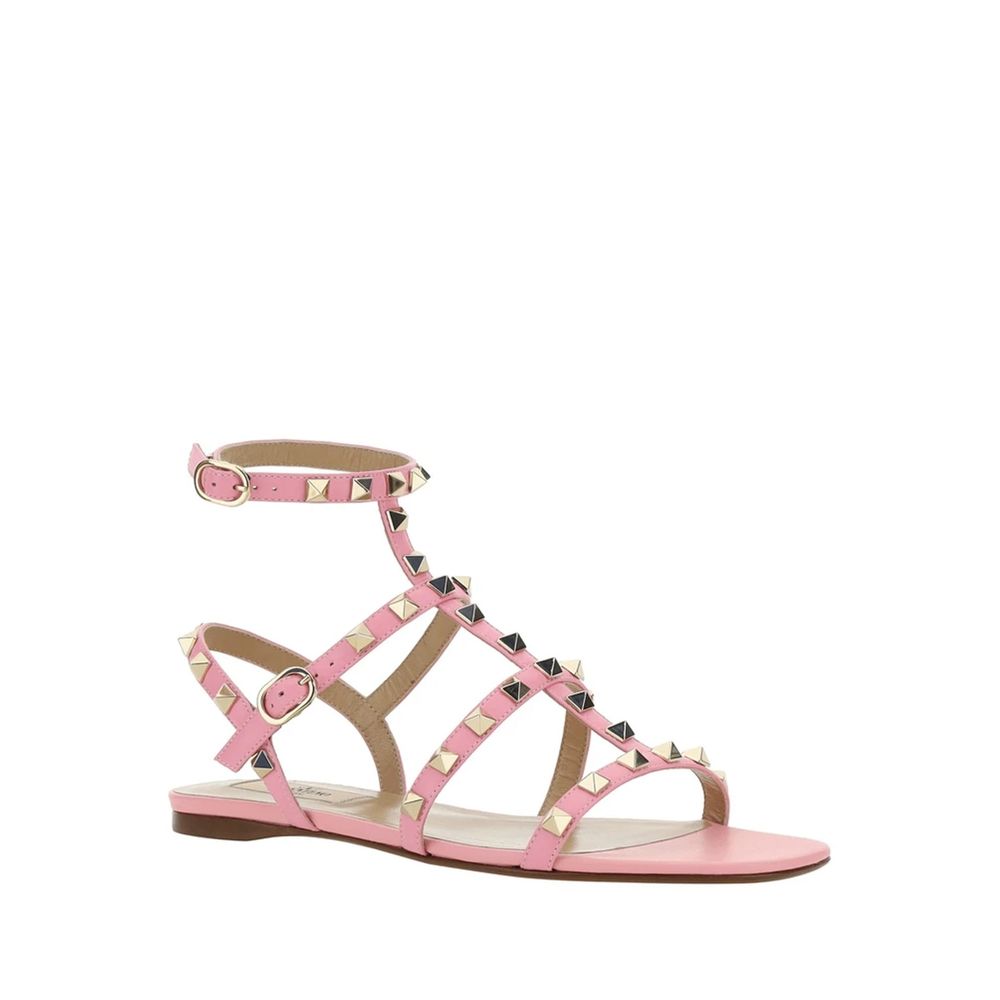 Valentino Garavani Rockstud Leather Sandals by Valentino Garavani