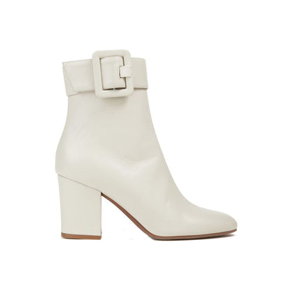 Sergio Rossi Buckled Leather Ankle Boots by Sergio Rossi