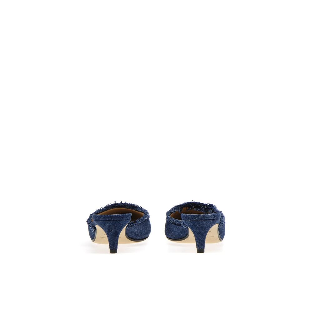 Sergio Rossi Denim Effect Mules by Sergio Rossi
