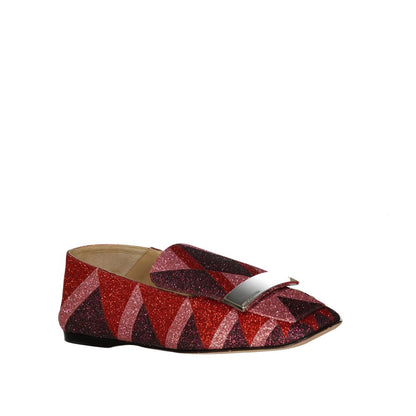 Mocassins à paillettes Sergio Rossi