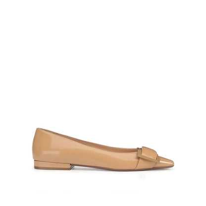 Sergio Rossi Leather Ballerina Flats by Sergio Rossi