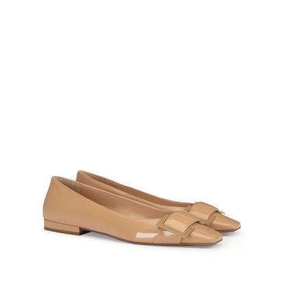 Sergio Rossi Leather Ballerina Flats by Sergio Rossi