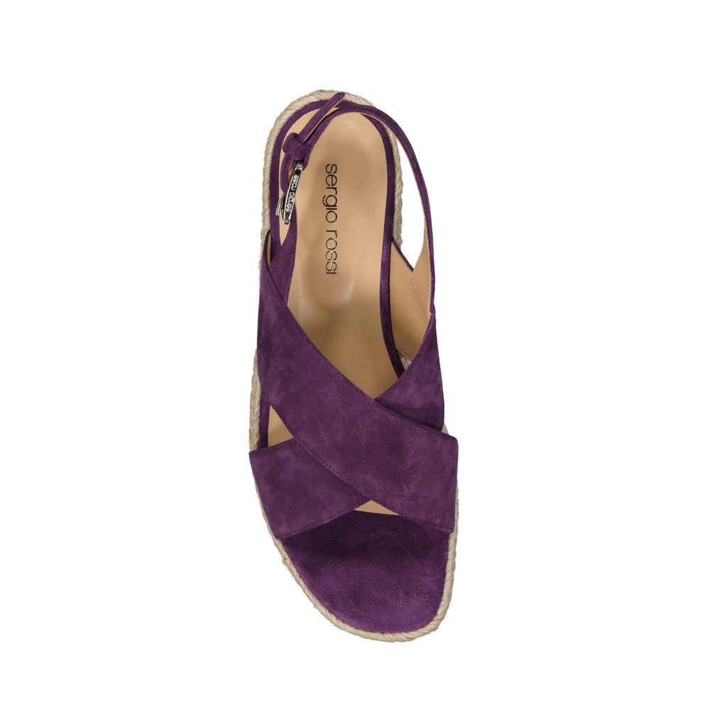 Sergio Rossi Leather Espadrilles by Sergio Rossi