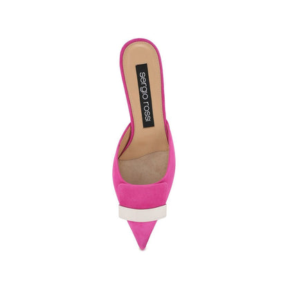 Sergio Rossi Leather Mules by Sergio Rossi