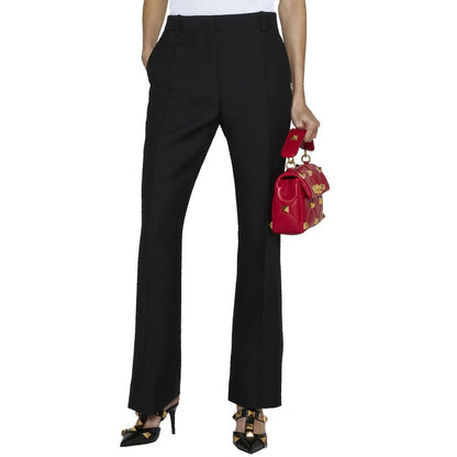 Pantalon en laine et soie Valentino