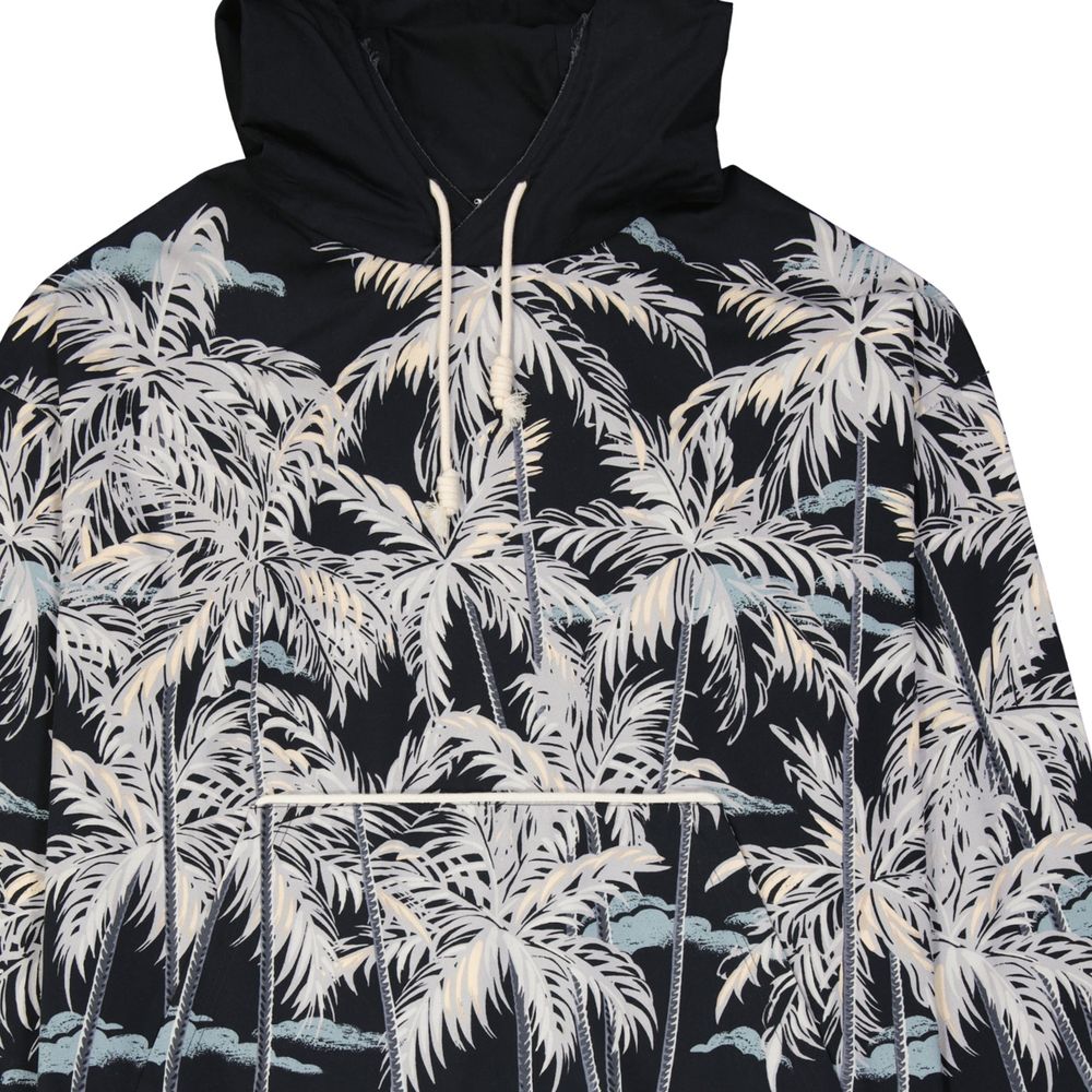 Palm Angels Hooded Printed Shirt by Palm Angels