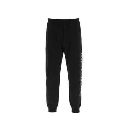Pantalon en coton avec logo Alexander McQueen