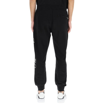 Pantalon en coton avec logo Alexander McQueen