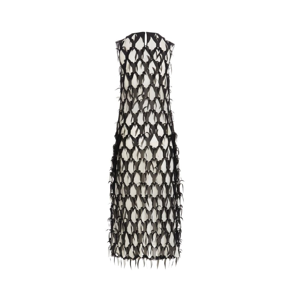 Robe midi en soie Maison Margiela