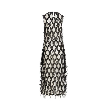 Robe midi en soie Maison Margiela