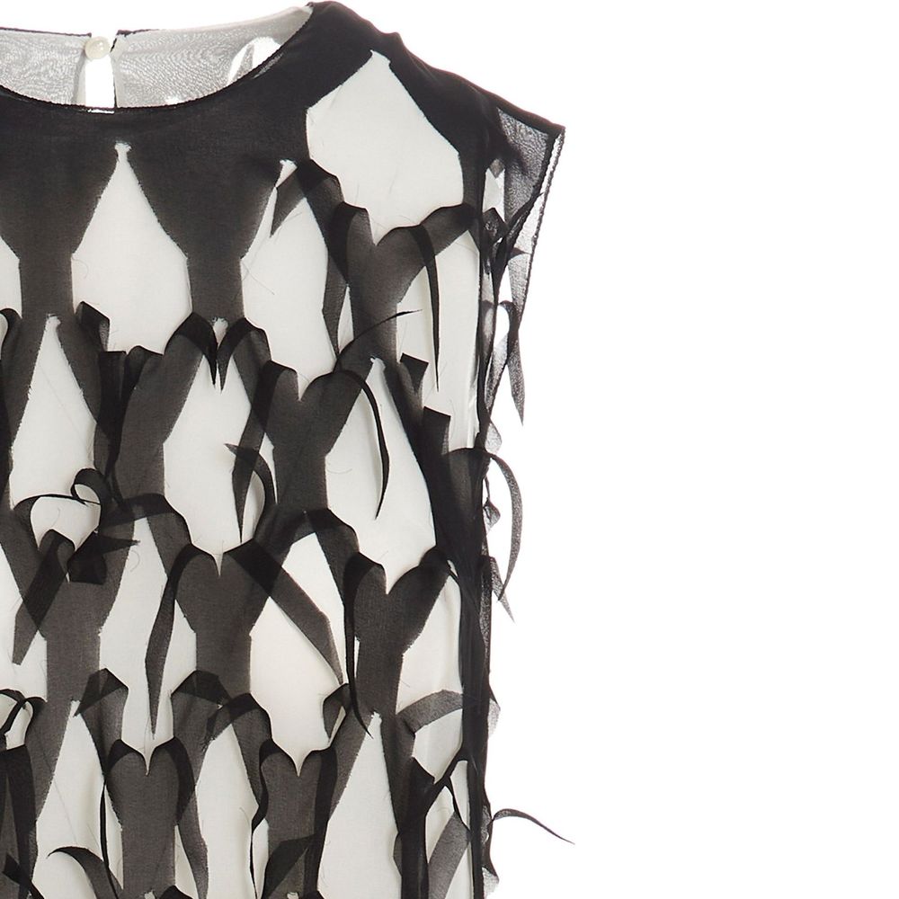 Robe midi en soie Maison Margiela