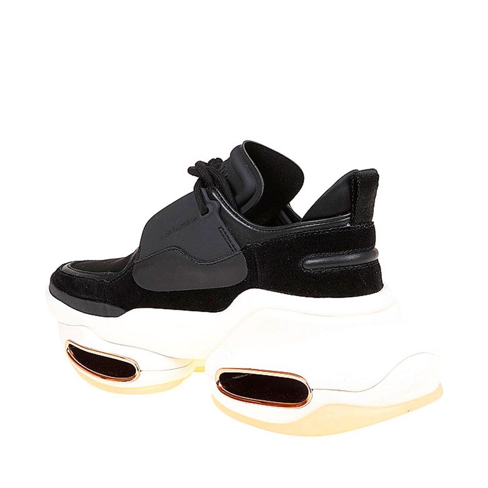 Balmain Leather And Fabric Sneakers by Balmain