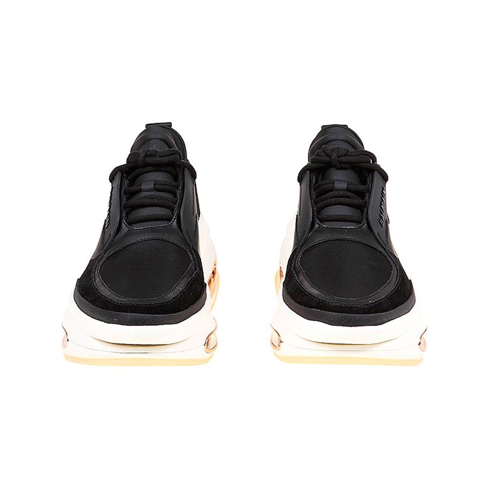 Balmain Leather And Fabric Sneakers by Balmain