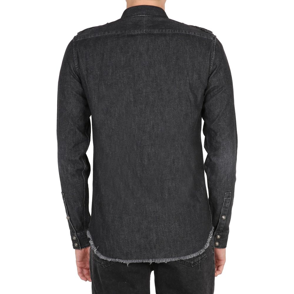 Balmain Cotton Denim Shirt by Balmain